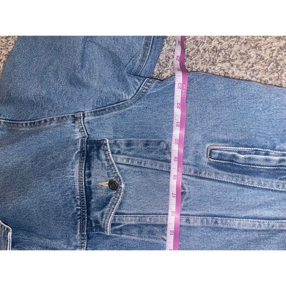 Vintage Wrangler Hero Denim Jacket Outerwear VTG XL X-Large - Picture 9 of 10
